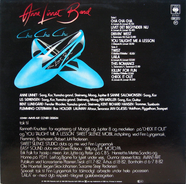 Anne Linnet Band ‎– Cha Cha Cha