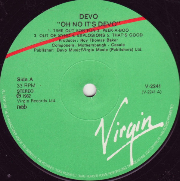 Devo ‎– Oh, No! It's Devo