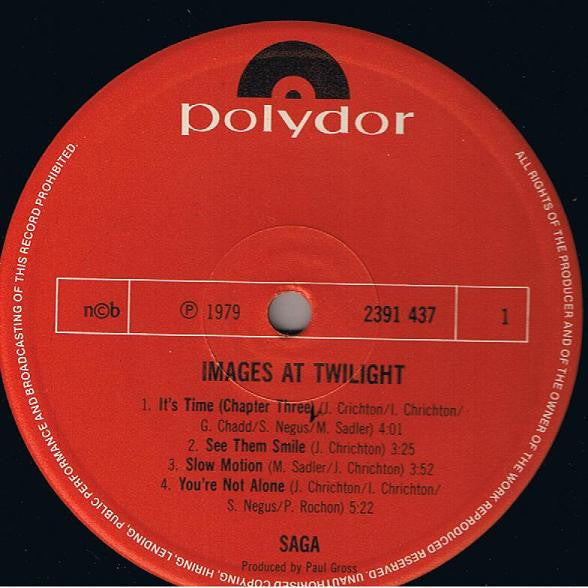 Saga - Images At Twilight
