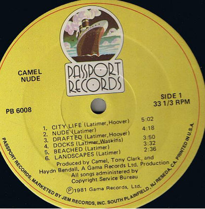 Camel ‎– Nude