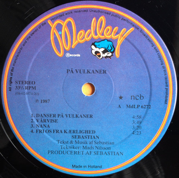 Sebastian – På Vulkaner
