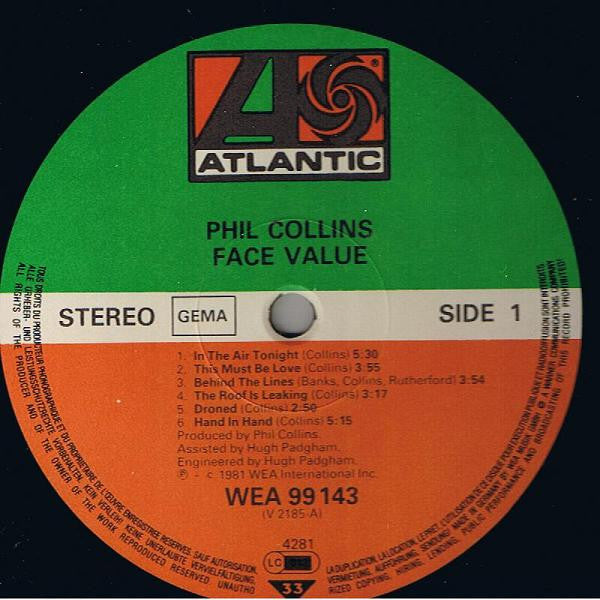 Collins, Phil - Face Value