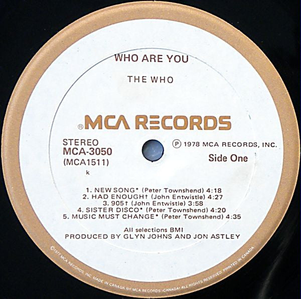 Who - Who Are You
