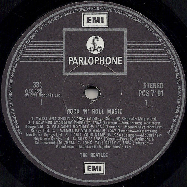 Beatles ‎– Rock 'N' Roll Music