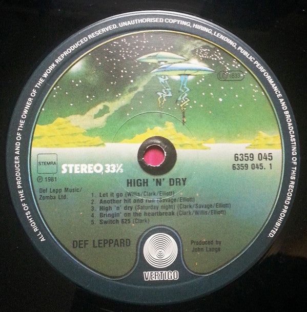 Def Leppard - High 'N' Dry
