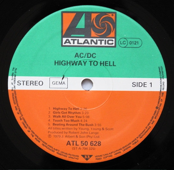 AC/DC - Highway To Hell - RecordPusher  