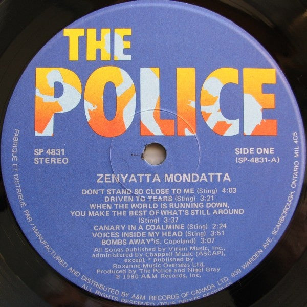 Police - Zenyatta Mondatta