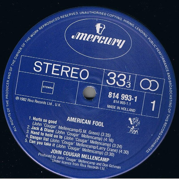 Cougar, John - American Fool