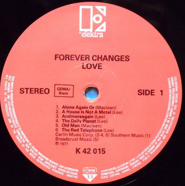 Love - Forever Changes