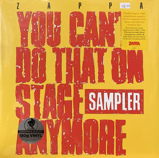 Zappa, Frank - You Can't Do That On Stage Anymore