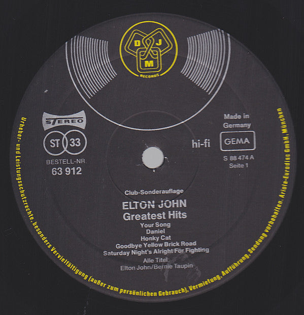 John, Elton - Greatest Hits