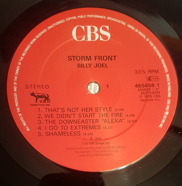 Joel, Billy - Storm Front