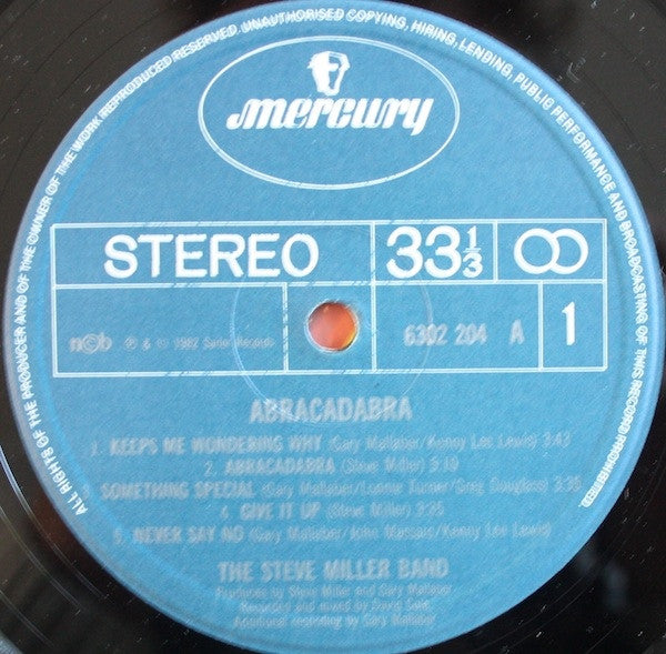Steve Miller Band ‎– Abracadabra