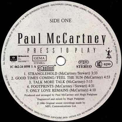 McCartney, Paul - Press To Play