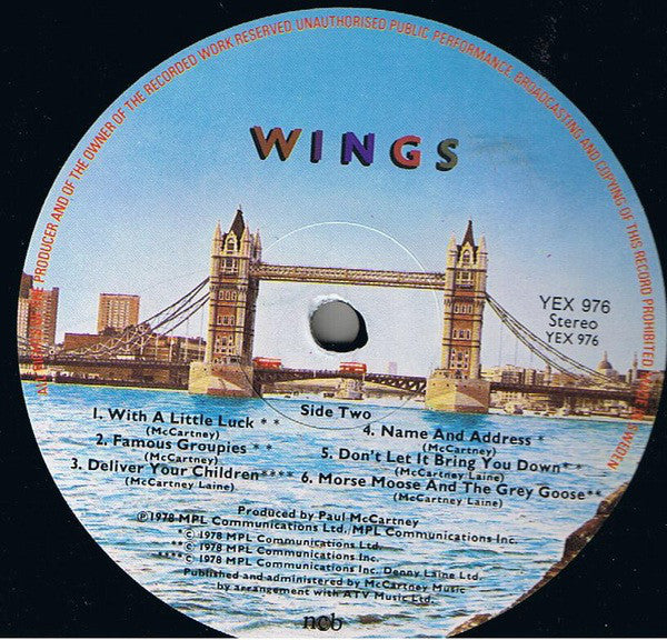Wings - London Town