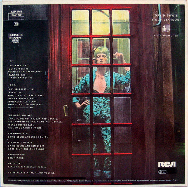 Bowie, David - The Rise And Fall Of Ziggy Stardust And The Spiders From Mars