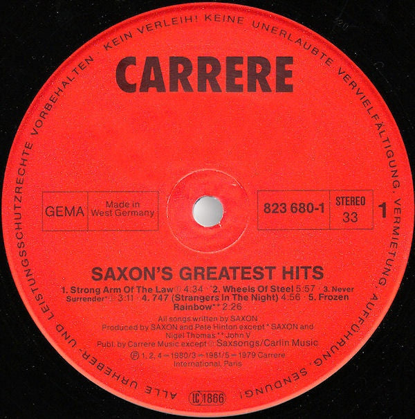 Saxon - Strong Arm Metal