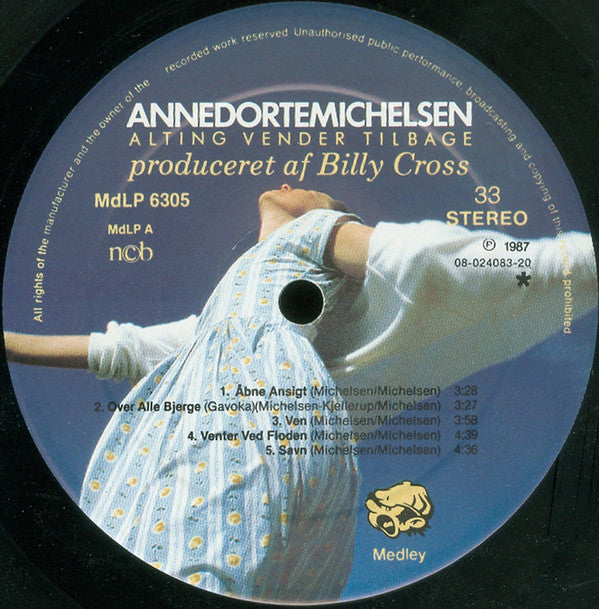 Michelsen, Anne Dorte ‎– Alting Vender Tilbage