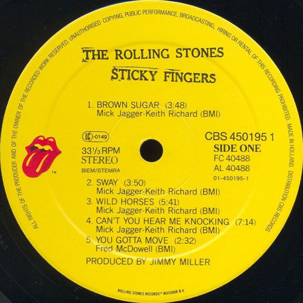 Rolling Stones - Sticky Fingers