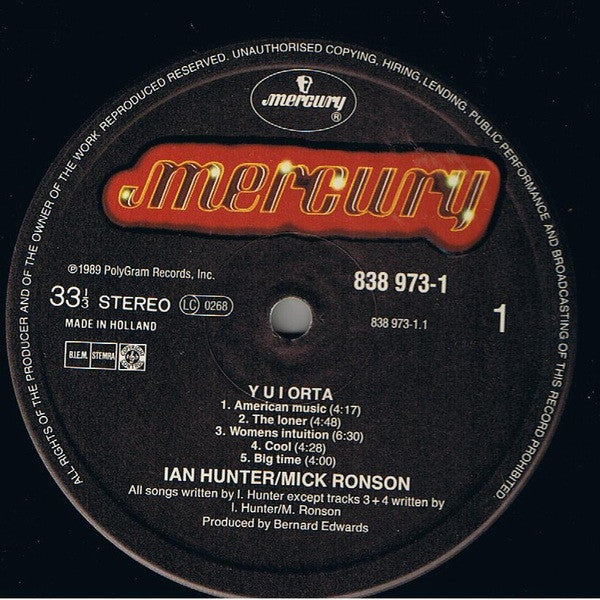 Hunter, Ian/Mick Ronson - Yui orta