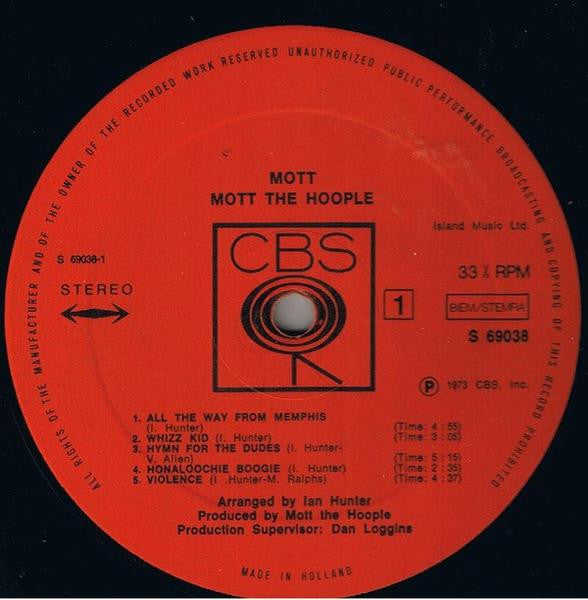 Mott The Hoople - Mott
