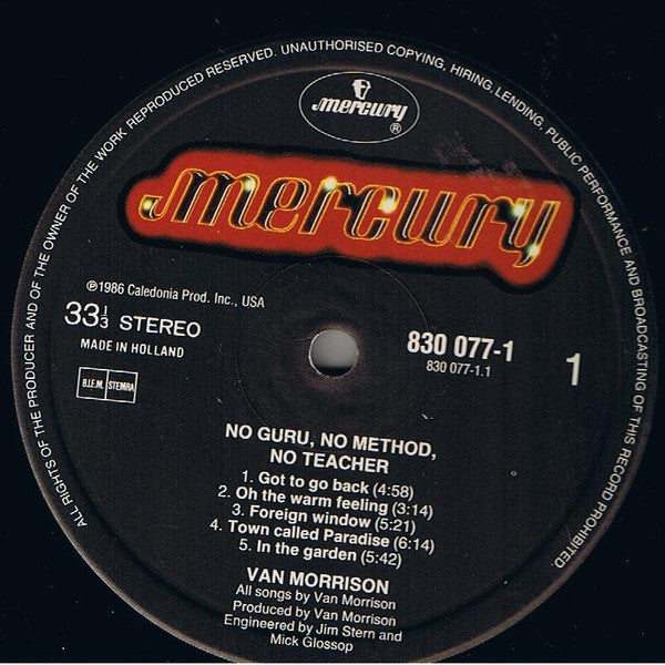 Morrison, Van - No Guru No Method No Teacher