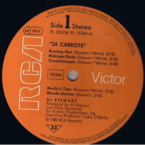 Stewart, Al  ‎– 24 Carrots