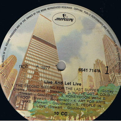 10cc - Live And Let Live