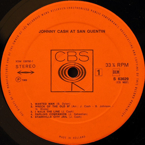 Cash, Johnny - At San Quentin
