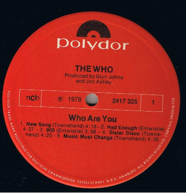 Who - Who Are You