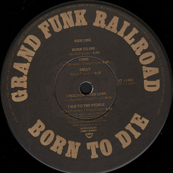 Grand Funk Railroad - Born To Die