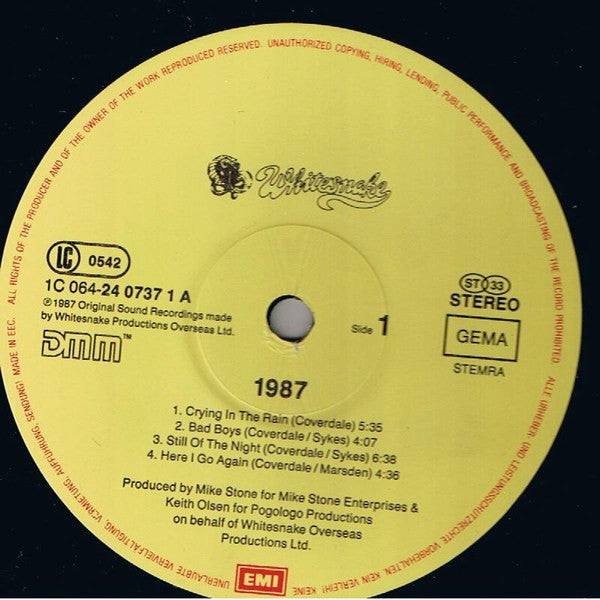 Whitesnake - 1987