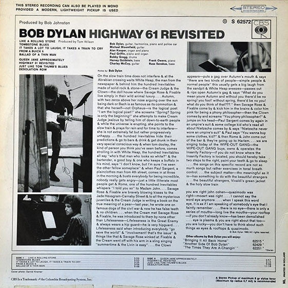 Dylan, Bob - Highway 61 Revisited
