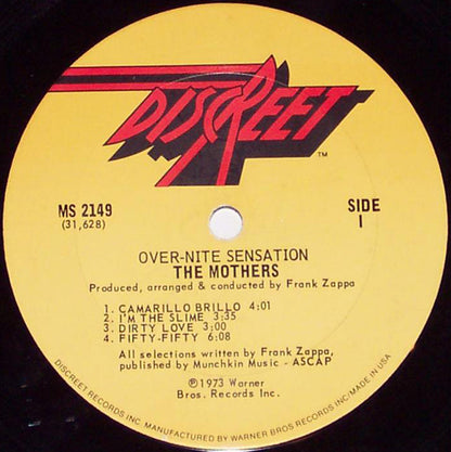 Mothers - Over-Nite Sensation