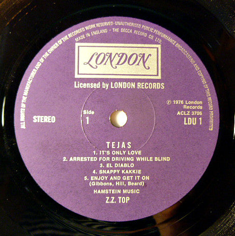 ZZ Top - Tejas