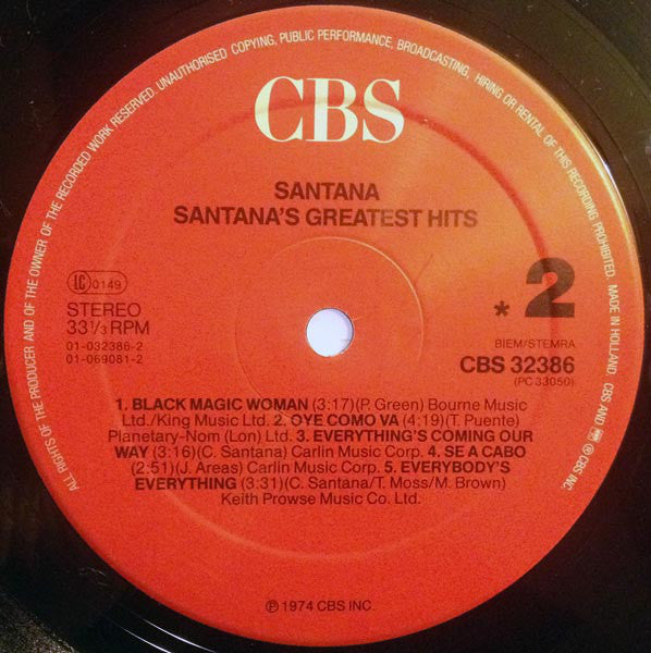 Santana - Greatest Hits