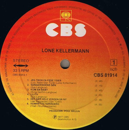 Kellermann, Lone - Lone Kellermann