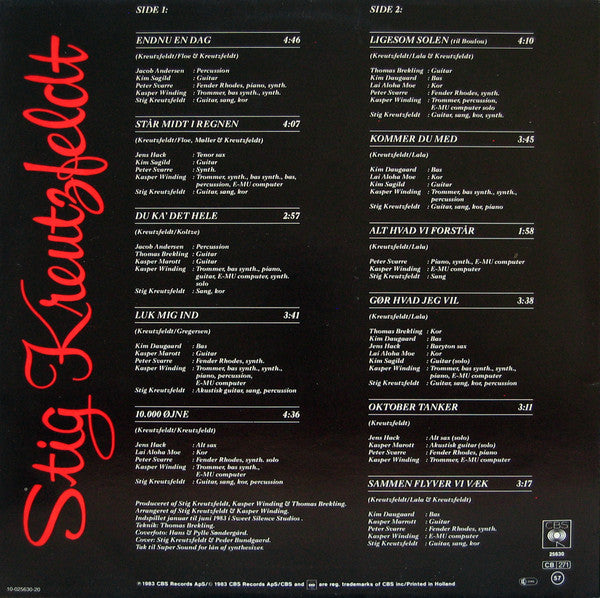 Kreutzfeldt, Stig ‎– Stig Kreutzfeldt
