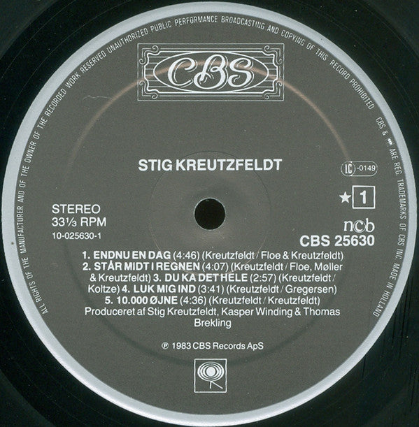 Kreutzfeldt, Stig ‎– Stig Kreutzfeldt