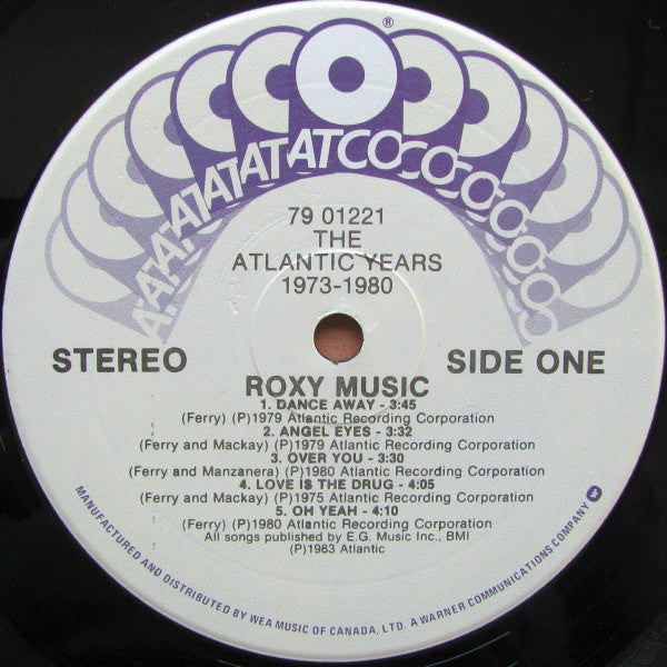 Roxy Music - The Atlantic Years 1973 - 1980