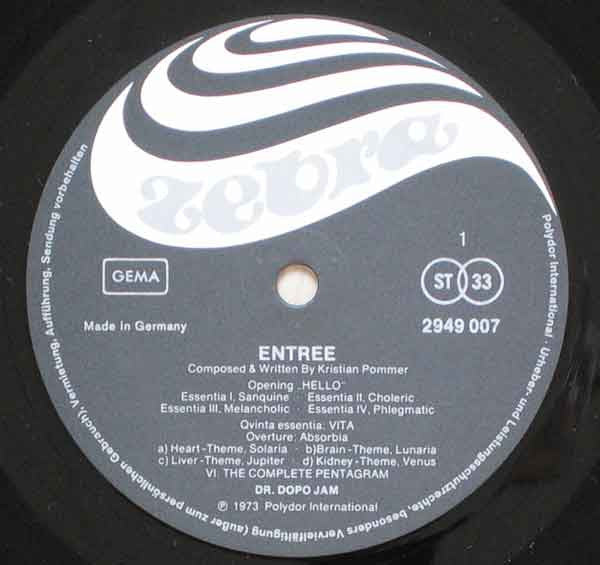 Dr. Dopo Jam - Entree