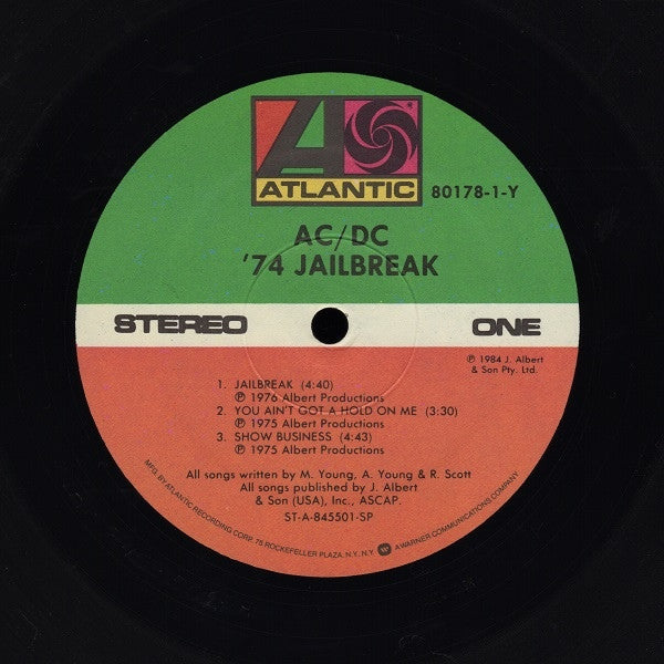 AC/DC - '74 Jailbreak - RecordPusher  