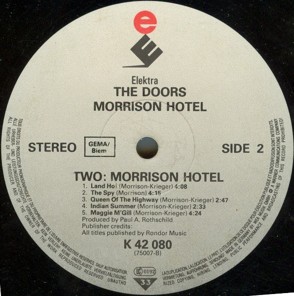 Doors - Morrison Hotel
