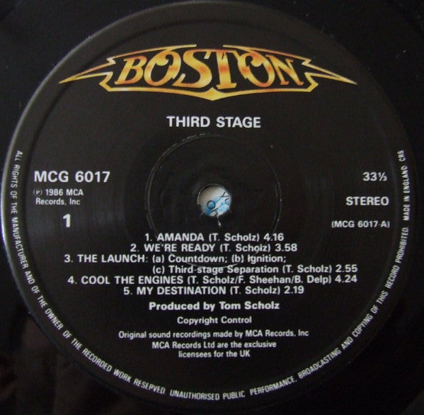 Boston - Third Stage