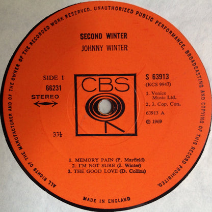 Winter, Johnny - Second Winter
