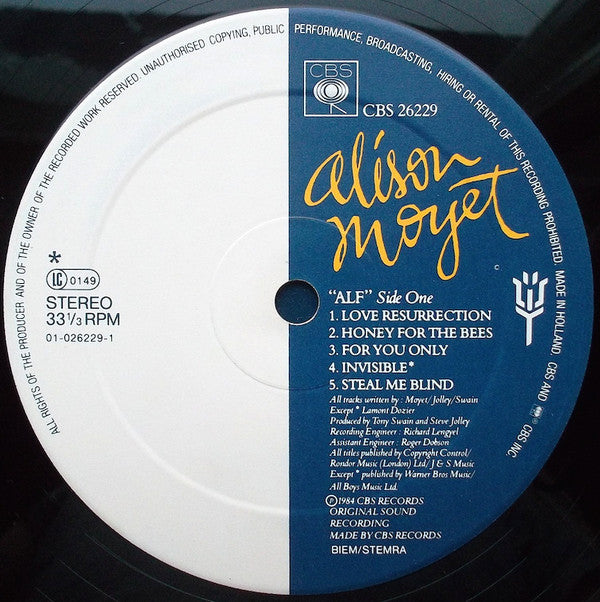 Moyet, Alison - Alf