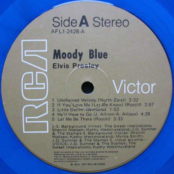 Presley, Elvis ‎– Moody Blue (40th Anniv.)