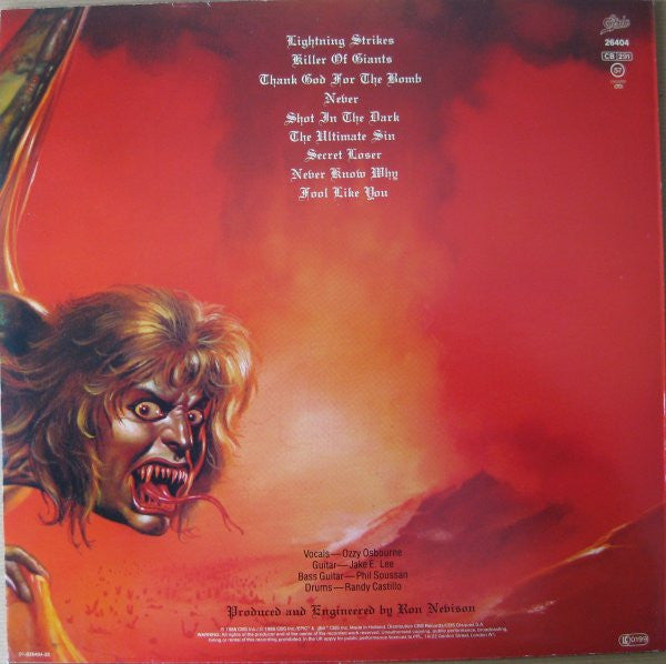 Osbourne, Ozzy - The Ultimate Sin