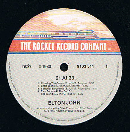 John, Elton - 21 At 33