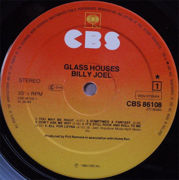 Joel, Billy - Glass Houses